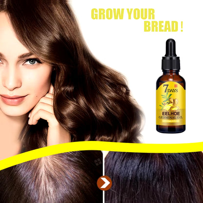 Ginger Hair Growth Oil - Natural Essential Solution for Hair Loss Prevention and Hydration