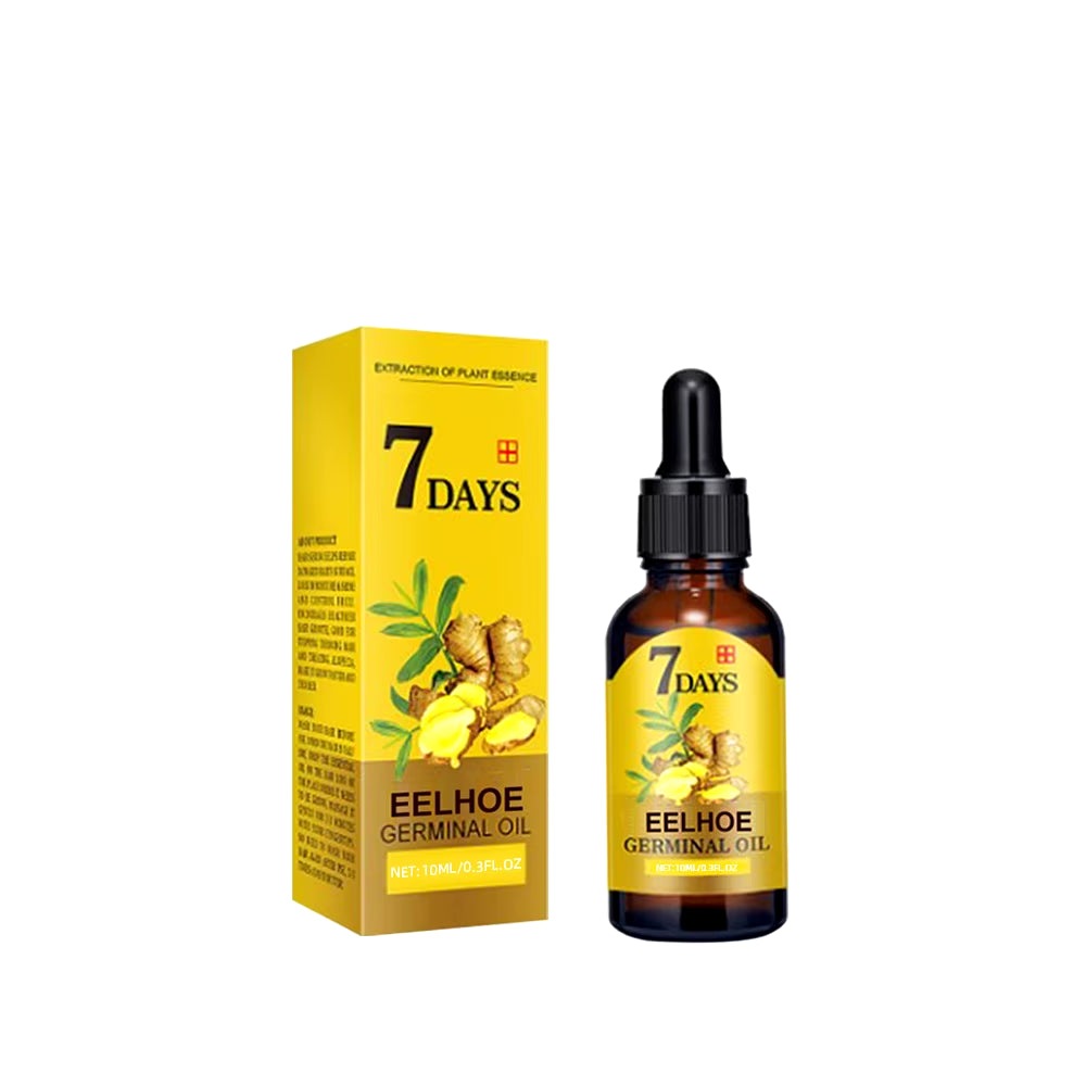 Ginger Hair Growth Oil - Natural Essential Solution for Hair Loss Prevention and Hydration