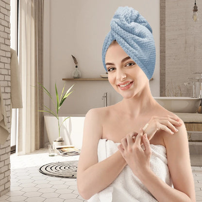 Goliova Absorbent Hair Towel Wrap – Quick-Dry & Frizz-Free