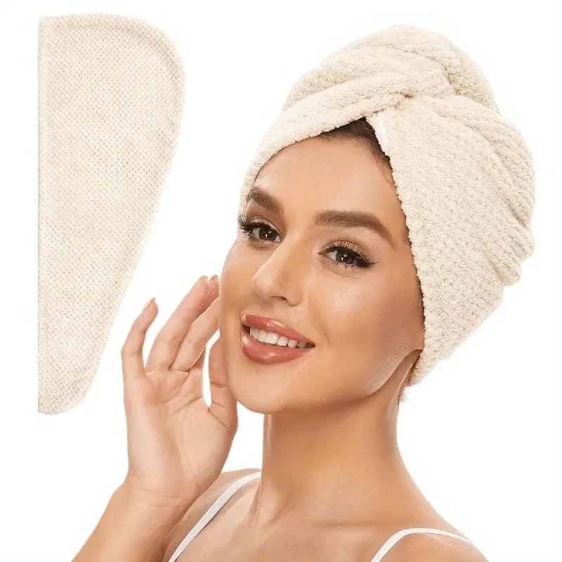 Goliova Absorbent Hair Towel Wrap – Quick-Dry & Frizz-Free