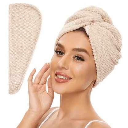 Goliova Absorbent Hair Towel Wrap – Quick-Dry & Frizz-Free