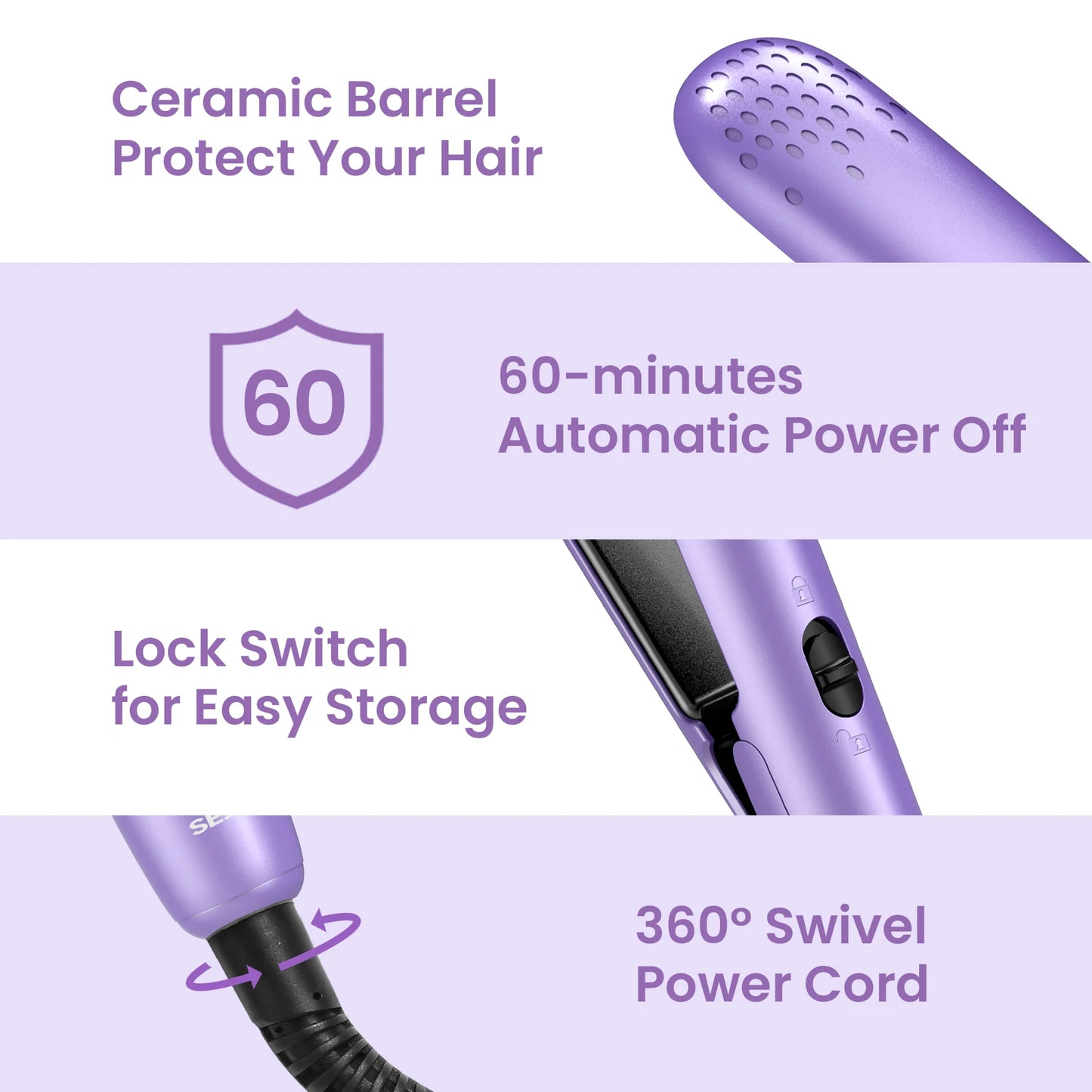 2-in-1 Hair Straightener & Curling Iron – Versatile Styling, Professional Results