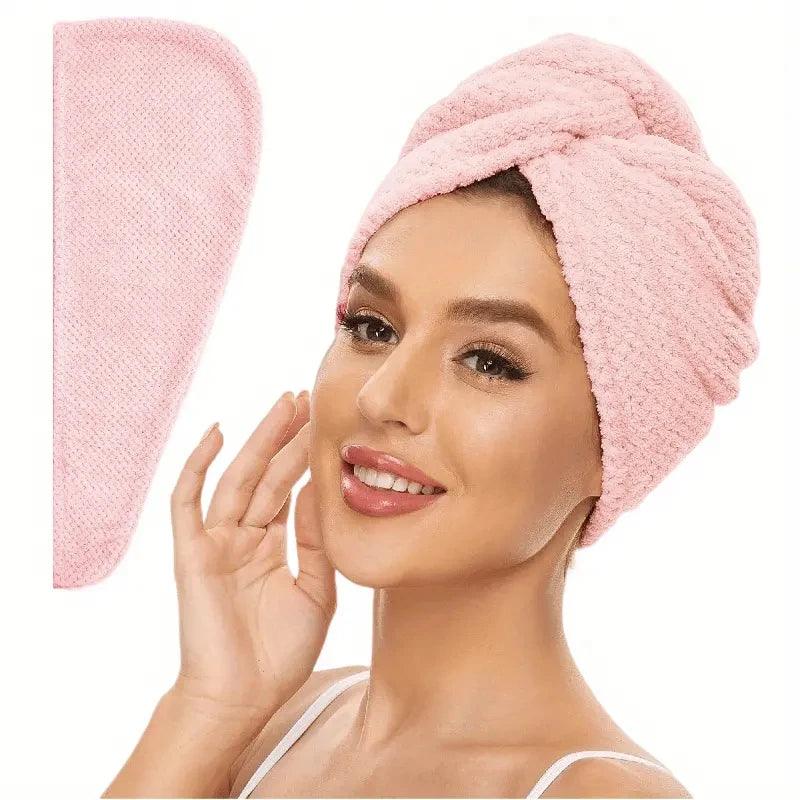 Goliova Absorbent Hair Towel Wrap – Quick-Dry & Frizz-Free