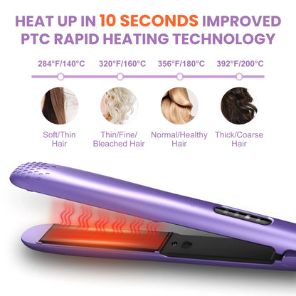 2-in-1 Hair Straightener & Curling Iron – Versatile Styling, Professional Results